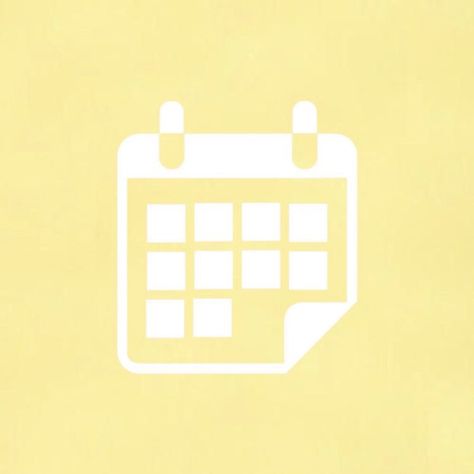 Organisation, Yellow Calender Icon, Widget Icon Yellow, Yellow Setting Icon, Light Yellow App Icons, Calender App, Fearless Wallpaper, Bear Background, Setting Icon