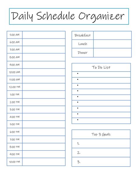 Organisation, Hourly Daily Planner, Homeschool Lesson Planner, Planner For Students, Daily Calendar Template, Meal Planner Printable Free, Free Daily Planner, Daily Planner Printables Free, Weekly Planner Free Printable