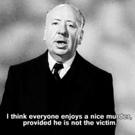 Alfred Hitchcock Presents - LOVED it! Humour, Alfendi Layton, Hitchcock Quotes, Alfred Hitchcock Quotes, Alfred Hitchcock Presents, Alfred Hitchcock Movies, Cinema Quotes, Travel Humor, Film Quotes