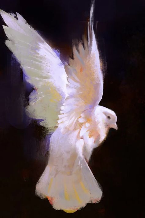 Yuming Li, Peace Painting, Dove Painting, Fantasy Tattoos, Peace Art, Arte Inspo, Wow Art, Ap Art, Timeless Art