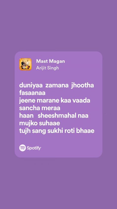 Hindi Love Song Lyrics Spotify, Hindi Spotify Lyrics, Hindi Lyrics Aesthetic, Spotify Lyrics Aesthetic Hindi, Lyrics Aesthetic Hindi, Hindi Song Lyrics, Hindi Songs Lyrics, Music For Story Instagram, Positive Songs