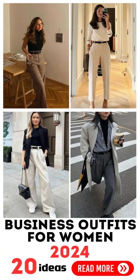 Elevating Professionalism: Business Outfits for Women 2024 2024 Professional Fashion, Professional Outfits Women Business, Startup Outfit, Business Professional Outfits For Women, Power Dressing Women, Business Outfits For Women, Office Wear Plus Size, Professional Office Wear, Formal Attire For Women