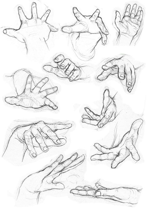 Drawing Hands, Drawing Faces, Corak Menjahit, Draw Hands, Hand Drawing Reference, Anatomy Sketches, Hand Reference, 인물 드로잉, Anatomy Drawing