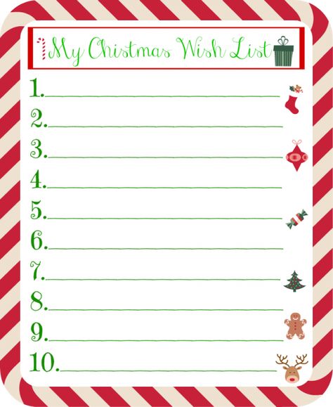 Get your little ones ready for Christmas, get this  Printable Christmas Gift List For Kids now so they can write down their wishes and you can plan your budget early.