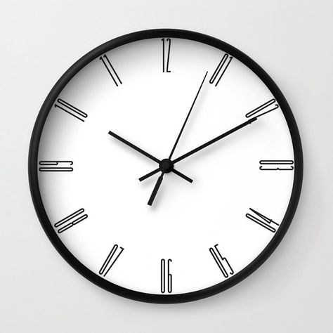 Classic Wall Clocks, Wall Clock Simple, Colorful Wall Clocks, Wall Clock Classic, Minimalist Wall Clocks, Minimalist Clocks, White Wall Clocks, 3d Wall Clock, Unique Wall Clock