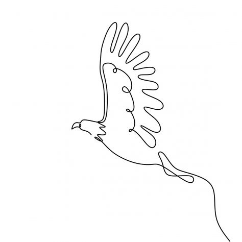 Fineline Eagle Tattoo, On Eagles Wings Tattoo, One Line Bear Tattoo, Eagle Doodle, Drawing Eagle, Eagle Outline, Small Eagle Tattoo, Animal Line Drawings, Hawk Tattoo