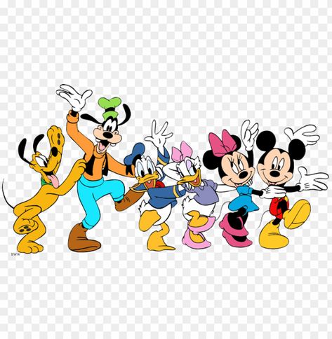 Mickey And Friends Svg, Disney Clipart Free, Disney Png Free, Friends Svg Free, Disney Ceramics, Disney Clip Art, Image Disney, Animated Disney Characters, Mickey Mouse Background