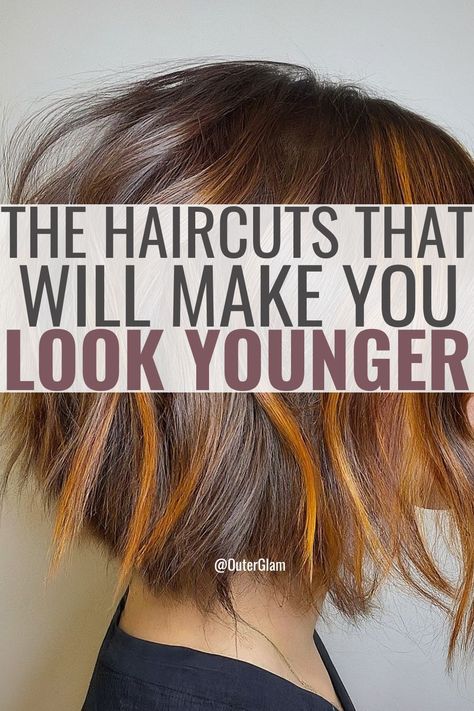 Whether you're looking for a new hairstyle or just want to refresh your look, finding the right haircut can make all the difference. If you're trying to find a style that will make you look younger, this article is for you. Hair 45 Year Old Style, Short Hair That Makes You Look Younger, Feminine Medium Hair, Younger Hairstyles Anti Aging, 55 Year Old Hairstyles, Late 40s Hairstyles, Hairstyles To Make You Look Younger And Thinner, Hair That Makes You Look Younger, Younger Looking Hairstyles