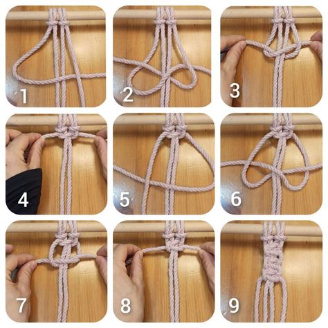 square knot
macrame square knot
reef knot Macrame Tutorial Beginner, Diy Macrame Plant Hanger Pattern, How To Do Macrame, Macrame Square Knot, Tutorial Macramé, Macrame Bracelet Tutorial, Simple Macrame, Macrame Plant Hanger Patterns, Macrame Knots Tutorial