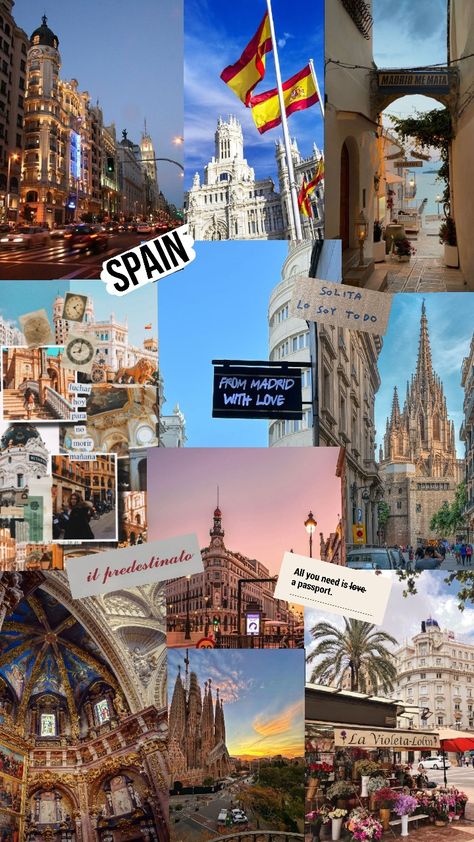 Aesthetic Spain Wallpaper, Spain Views Beautiful, Madrid Spain Itinerary, Spain Vision Board, Travel Aesthetic Spain, Travel Spain Aesthetic, Spain Trip Aesthetic, Madrid Spain Aesthetic Wallpaper, Travel Vision Board Aesthetic