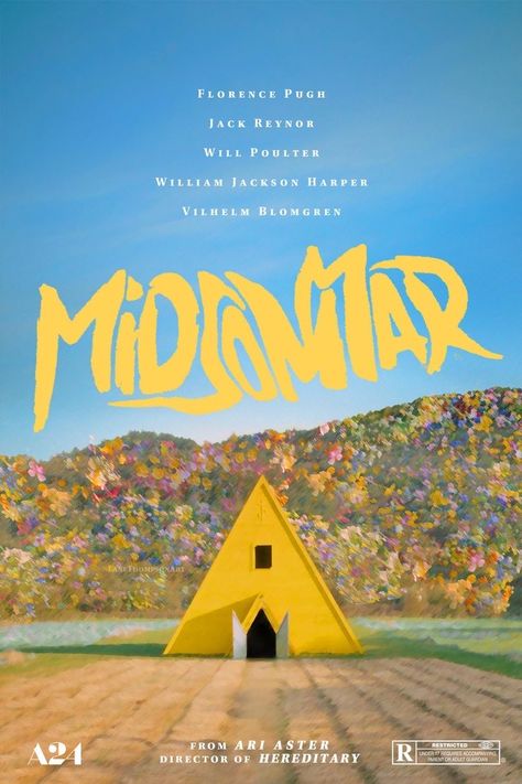 Yellow Movie Poster, Movie Poster Prints Aesthetic, Ready Or Not Poster, Creative Movie Posters, Cool Movie Posters, Yellow Posters, Poster Artist, Indie Film, Iconic Poster