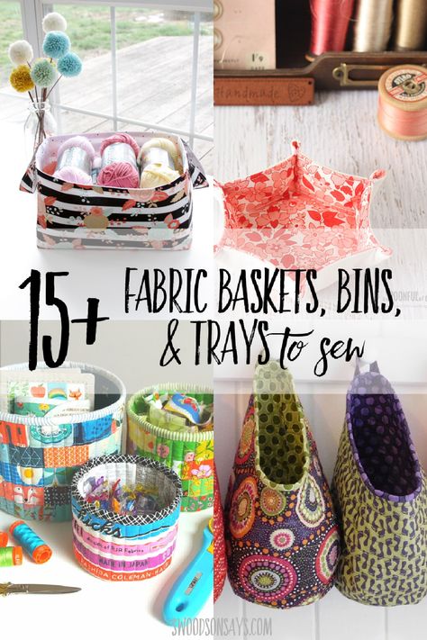 Patchwork, Couture, Sewing Projects For Craft Fairs, Diy Fabric Basket, Fabric Tray, Basket Sewing Pattern, Patterns To Sew, Fabric Bin, Fabric Basket Tutorial