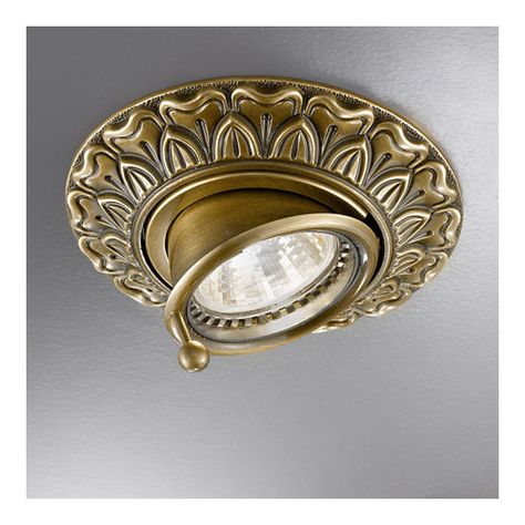 Found it at Wayfair.co.uk - Milady 11cm Downlight Brass Spot Lights, Brass Spotlights, Victorian Ceiling, Lantern Floor Lamp, Mirror Dining Room, Chandelier Chain, Recessed Spotlights, Spot Lights, Murano Glass Chandelier