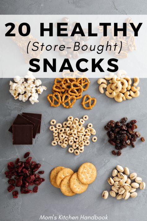 Healthy Salty Snacks, Store Bought Snacks, Healthy Store Bought Snacks, Store Bought Snack, Snacks List, Healthy Snacks To Buy, Packaged Snacks, Store Snacks, Healthy Snacks For Adults