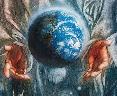 DIMENSION #3: Mysitc. The myth that God created the world within 7 days. Hands Holding The World, Genesis Creation, God Is Amazing, Gods Hand, Gods Creation, Gods Promises, World Peace, Cultura Pop, Christian Life