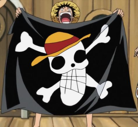 Luffy's attempt to draw the Straw-Hat logo on a flag. Jolly Roger Flag, Flag Drawing, One Piece Logo, French Hat, One Piece Tattoos, One Piece Meme, Baker Boy Hat, Pirate Flag, 0ne Piece