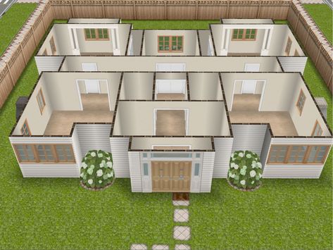 Super simple room layout with this two bedroom cottage #simsfreeplayhouse #thesimsfreeplay Sims Freeplay Small House Ideas, The Sims Freeplay Houses Ideas Design, The Sims Mobile House Ideas, Sims Freeplay House Ideas Floor Plans, Sims House Ideas Layout, Sims Mobile House Ideas, Sims 4 Home Layout, Sims Freeplay House Ideas Layout, Sims Freeplay Houses Layouts