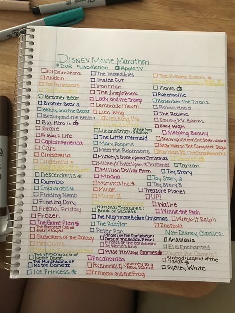 Disney movie marathon list!!! Alphabetical, colorful, ready to begin! Disney Movie Marathon List, Movie Marathon List, Disney Movie Marathon, Bucket List Movie, Disney Movie Collection, Disney Movies List, Disney Movies To Watch, Movie To Watch List, Cute Date Ideas