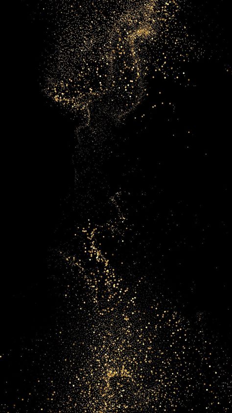 Luxury Phone Wallpaper, Gold Star Wallpaper, Black Sparkle Background, Gold Sparkle Background, Phone Wallpaper Template, Black Glitter Wallpapers, Fond Studio Photo, Bild Gold, Gold And Black Wallpaper