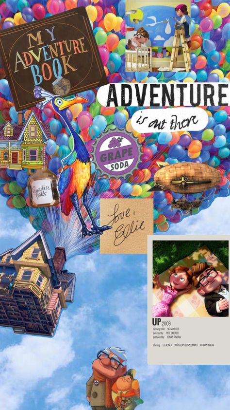 I 🫶🏻this movie #up #disney #grapesoda My Adventure Book, Disney Sweets, Disney Poses, Recuerdos Primera Comunion Ideas, Carl Fredricksen, Up Wallpaper, Up Pixar, Up Disney, Up Movie