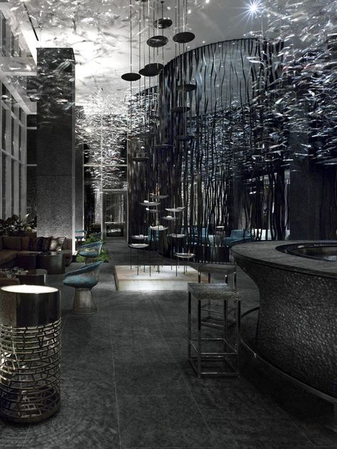 W Hotel, Atlanta-I've stayed at the Midtown W, and can't wait to visit this one! Hotel Interiors, Atlanta Hotels, Design Café, Restaurant Lounge, W Hotel, Lobby Design, Hotel Interior Design, Bar Design Restaurant, Hotel Bar