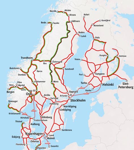 Trains in Sweden - All Trains & Best Price - HappyRail Hamburg, Scandinavia Trip, Train Map, Train Route, Paris Trip, Scandinavian Countries, Night Train, Scandinavia Travel, Norway Travel