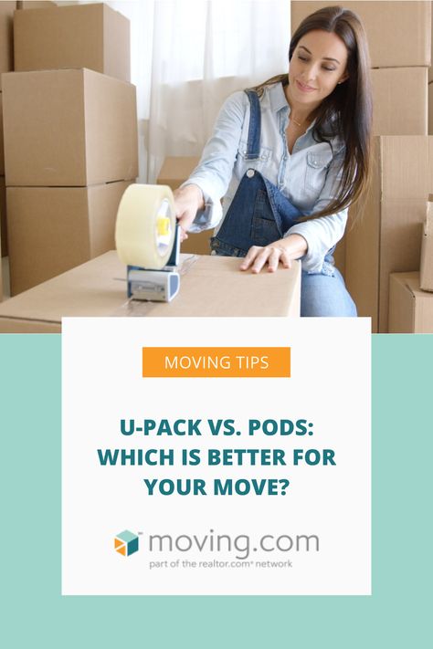 Not sure which moving container company to choose for your next move? We can help with that. Take a look at our U-Pack vs. PODS comparison. Moving Tips, Pods Moving, Container Company, Moving Containers, Moving Truck, Moving Long Distance, Scuba Gear, Moving Boxes, Which Is Better