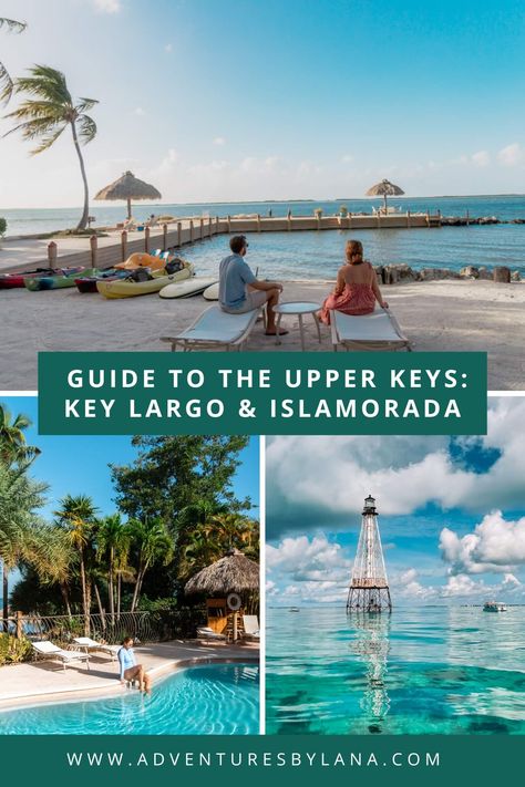 If you’re planning a trip to the Florida Keys, you may have heard of Key Largo and Islamorada, the two main towns in what is commonly known as the “Upper Keys”. In this guide, I cover everything you need to know about visiting the Upper Keys, from Key Largo to Islamorada! This includes where to stay, things to do, and how to get between the two towns! Key Largo Florida Hotels, Key Largo Florida With Kids, Bungalows Key Largo Florida, Tavernier Florida Keys, Things To Do In Key Largo, Things To Do In The Keys, Things To Do In Florida Keys, Key Largo Florida Things To Do In, Florida Keys Honeymoon