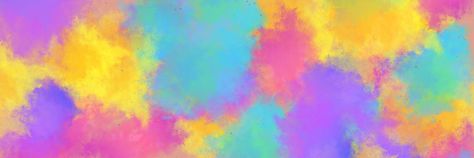 Colorful twitter header rainbow cute watercolor Rainbow Twitter Header Aesthetic, Colorful Twt Header, Twitter Header Colorful, Colorful Header Twitter, Colorful Banner Discord, Colorful Twitter Header, Rainbow Twitter Header, Poppy Partridge, Colorful Header