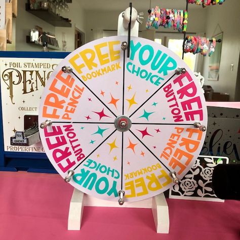 Woodwell 12 Inch Mini Prize Wheel 8 Slots Dry Erase Finish - Etsy Costa Rica Costa Rica, Carnival Game Diy, Pokemon Store, Diy Carnival Games, Prize Wheel, Button Collecting, Game Diy, Carnival Prizes, Carnival Games