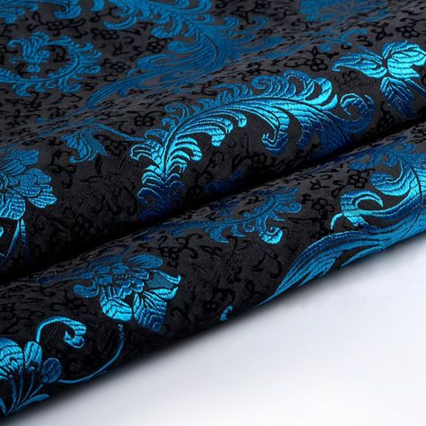 Patchwork, Applique Clothes, Curtain Material, Cheap Fabric, Blue Feather, Patchwork Fabric, Brocade Fabric, Cushion Fabric, Jacquard Fabric