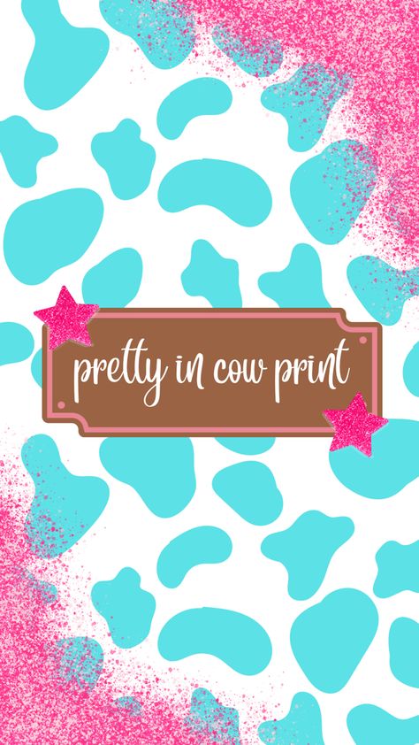 Cowprint Wallpapers Aesthetic, Cow Logo, Cow Wallpaper, Animal Print Background, Cow Print Wallpaper, Blue Cow, Car Freshies, Cow Pictures, Fun Wallpaper