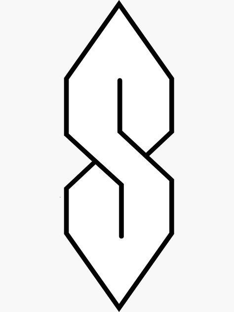 Cool S, Universal S, or Super Pointy S Graffiti" Sticker. Easy Drawings #EasyDrawing #CoolS Easy Graffiti, Easy Graffiti Drawings, 80s Design, Wall Paint Designs, Graffiti Drawing, Graffiti Lettering, Wall Paint, Paint Designs, The Cool