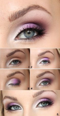 23 Gorgeous Eye Makeup Tutorials #makeup #makeuptutorial #eyemakeup Lila Make-up, Maquillage Goth, Party Eye Makeup, Party Makeup Tutorial, Usa Makeup, Eyeshadow Tutorial For Beginners, New Makeup Ideas, Trendy Eyeshadow, Makeup Tutorial Step By Step