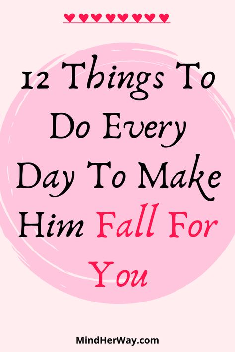 Wondering how to make him fall in love with you? Here are 10 simple tips to make him fall for you and make him miss you when you aren't together. Tips to make him want you, make him miss you, make him want you back, make him chase you and make him want your attention. Do these things every day and he is as good as yours! How To Make Him Obsessed With You On Text, Things To Do To Make Him Fall For You, How To Make Him Chase You Over Text, Make Him Fall For You, How To Make Him Text You, How To Make Him Like You Back, How To Make Him Obsessed With You Over Text, How To Make A Man Miss You, How To Make Him Obsessed