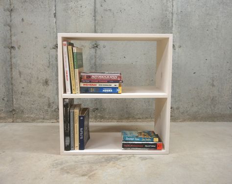 "Simple bookshelf made for simple minimal spaces looking for easy storage. These bookcases are perfect for displaying all of your favorite books and everyday items. Can also be used as a shoe rack. This simple minimal bookcase is made from reclaimed pine wood which has been cleaned, sanded and finished for protection. This listing is showing the Whitewash color stain Dimensions shown: 26.5\" High 24\" Wide 11.5\" Deep Shelf height is about 12\" High Custom colors and sizes available upon request, please email for custom orders *ITEMS ARE MADE TO ORDER, READY TO SHIP IN 3-4 WEEKS* Please note that because our items are made to order, color, size and appearance variations may occur. No two items are exactly alike. That is the nature and beauty of handmade! Wood is a natural product so you ma Nature, Minimal Bookcase, Minimal Bookshelf, Bookshelves Aesthetic, Solid Wood Bookshelf, Simple Bookcase, Bookcase Bedroom, Deep Shelf, Simple Bookshelf