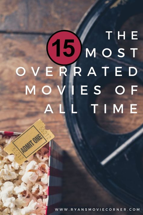 The 15 Most Overrated Movies of All Time | www.ryansmoviecorner.com #overrated #overratedmovies #movies #movielist Funny Netflix Movies, Funny Movies List, Top Comedy Movies, 90s Comedy Movies, Funny Comedy Movies, Funny Family Movies, Comedy Movies On Netflix, Classic Comedy Movies, Comedy Movies List