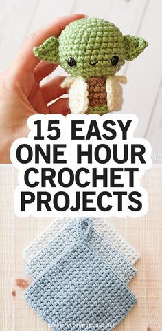 1 Hour Crochet Projects, Easy Beginner Crochet Patterns, Crochet Project Free, Quick Crochet Projects, Fast Crochet, Crochet Mignon, Quick Crochet Patterns, Confection Au Crochet, Easy Crochet Projects