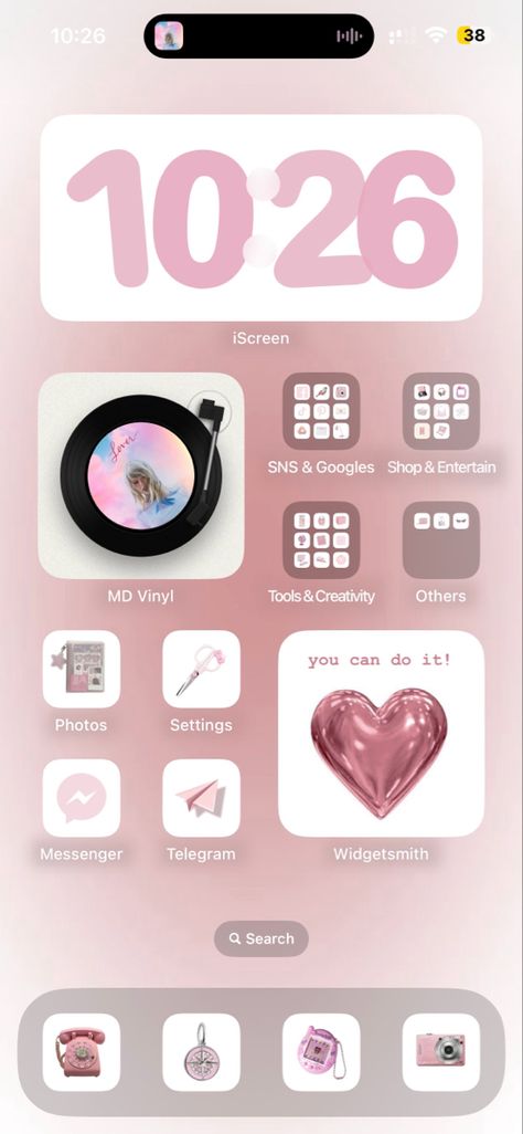 customized aesthetic iphone 15 plus pink home screen pink themed cute widgets icons vinyl pretty ios 17 Phone Inspo Home Screen Aesthetic Pink, Iphone Wallpaper Ios 17 Aesthetic, Iphone 15 Pink Wallpaper Aesthetic, Pink Phone Widget Aesthetic, Pink Iphone Wallpaper Lock Screen, Aesthetic Home Screens Iphone, Iphone 15 Plus Pink Wallpaper, Ipad Home Screen Layout Aesthetic Pink, Iphone 15 Plus Wallpaper Aesthetic