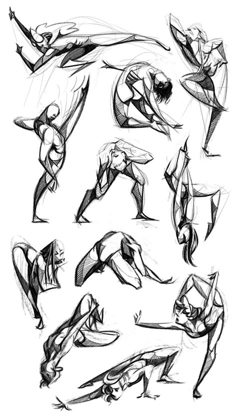 Extreme Poses, Acrobatic Poses, Dynamic Posing, Posing Reference, Pose Study, Movement Drawing, Gesture Drawing Poses, Pose Reference Drawing, Poses Art