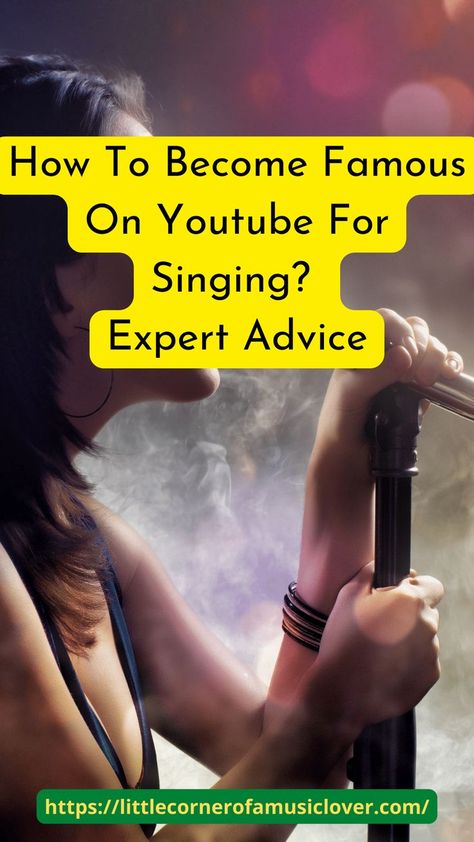 How To Become Famous On Youtube For Singing - Expert Advice How To Get Famous, Good Voice, Singing Techniques, Vocal Training, Learn Singing, How To Sing, Singing Tips, Singing Lessons, Music Composition