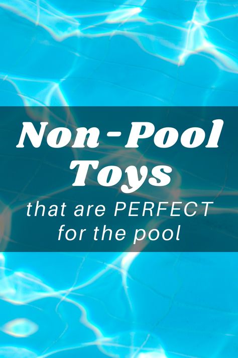 Pool Games Kids, Diy Pool Toys, Pool Toy Organization, Pool Toys For Adults, Homemade Swimming Pools, Homemade Pools, Pool Toys For Kids, Swim Toys, Swimming Pool Toys