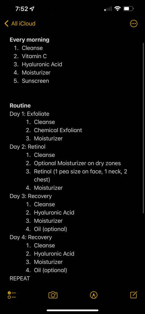 Skin Routine Step By Step, Skincare Routine Skin Cycling, What Skin Care Products To Not Use Together, Skincare Routine Cycling, Skincare Routine Chart, Skin Care Products For Wrinkles, Extensive Skin Care Routine, Skin Cycling For Oily Skin, Esthetician Skincare Routine