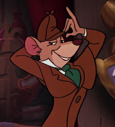 Basil of Baker Street Basil Of Baker Street, Great Mouse Detective, Mouse Detective, The Great Mouse Detective, Famous Detectives, Disney Wiki, Childhood Movies, The Originals Characters, Star Wars Artwork