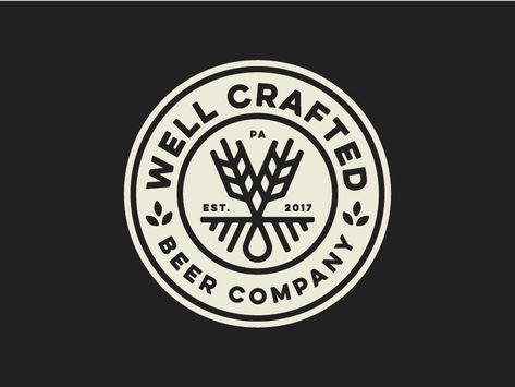 A beer company that uses well water to make their beer. Logos, Urban Modern Bedroom, Craft Beer Party, Softball Logos, Beer Company, Beer Party, Pokemon Party, Brand Image, Volkswagen Logo