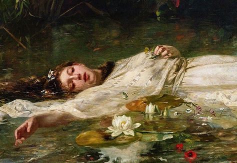 carol on Twitter: "do you ever feel like an ophelia painting?… " Pre Raphaelite Art, Rennaissance Art, Kunst Inspiration, Victorian Art, Old Paintings, Romantic Art, Arte Fantasy, Ethereal Art, Classical Art