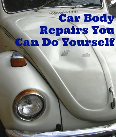 Car Body Repairs You Can Do Yourself - Thrifty Jinxy Car Body Repairs, Car Repair Diy, Car Dent, Paint Repair, Car Fix, Auto Body Shop, Bmw Autos, Dent Repair, Auto Body Repair