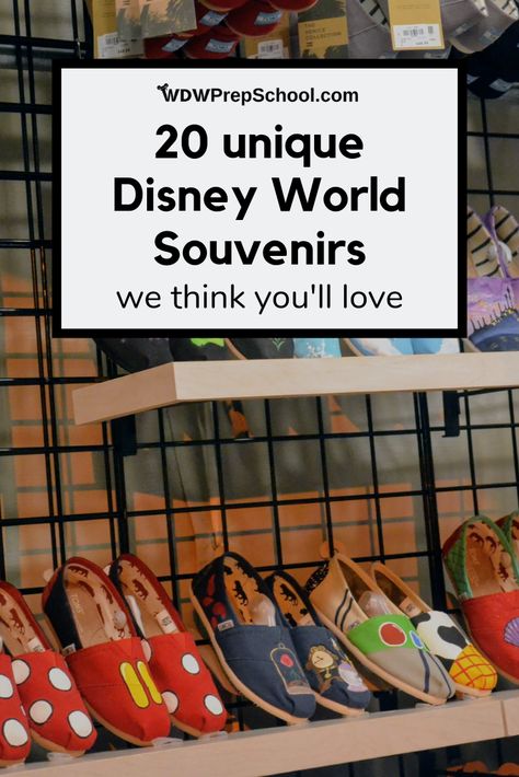 Shopping At Disney World, Best Disney World Souvenirs, Best Disney Souvenirs, Disney World Shopping, Epcot Souvenirs, Christmas Disneybound, Epcot Tips, World Of Disney Store, Souvenir Display