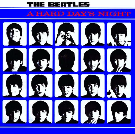 The Beatles - A Hard Days Night. [1964] HD Album Cover. Beatles Album Covers, Beatles Vinyl, Beatles Albums, Classic Album Covers, Iconic Album Covers, The White Album, Pochette Album, Beatles Songs, Musica Rock