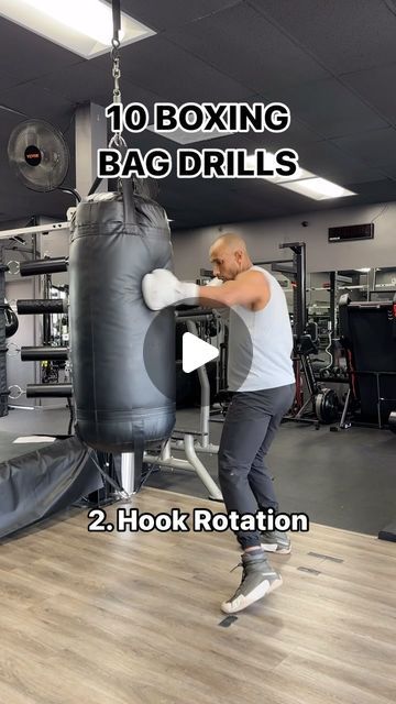 Boxing + Fitness Workouts on Instagram: "10 Boxing Bag Drills 🥊 which one is your favorite? Mine is #4 ✅ #boxing #bagwork #mma #muaythai" Punch Combos Boxing, Boxing Circuit Workout, Boxing Exercises At Home, Boxing Workout With Bag Beginner, Boxing Equipment At Home, Boxing Workout With Bag For Women, Kickboxing Workout With Bag, Boxing Bag Workout, Ymca Workout